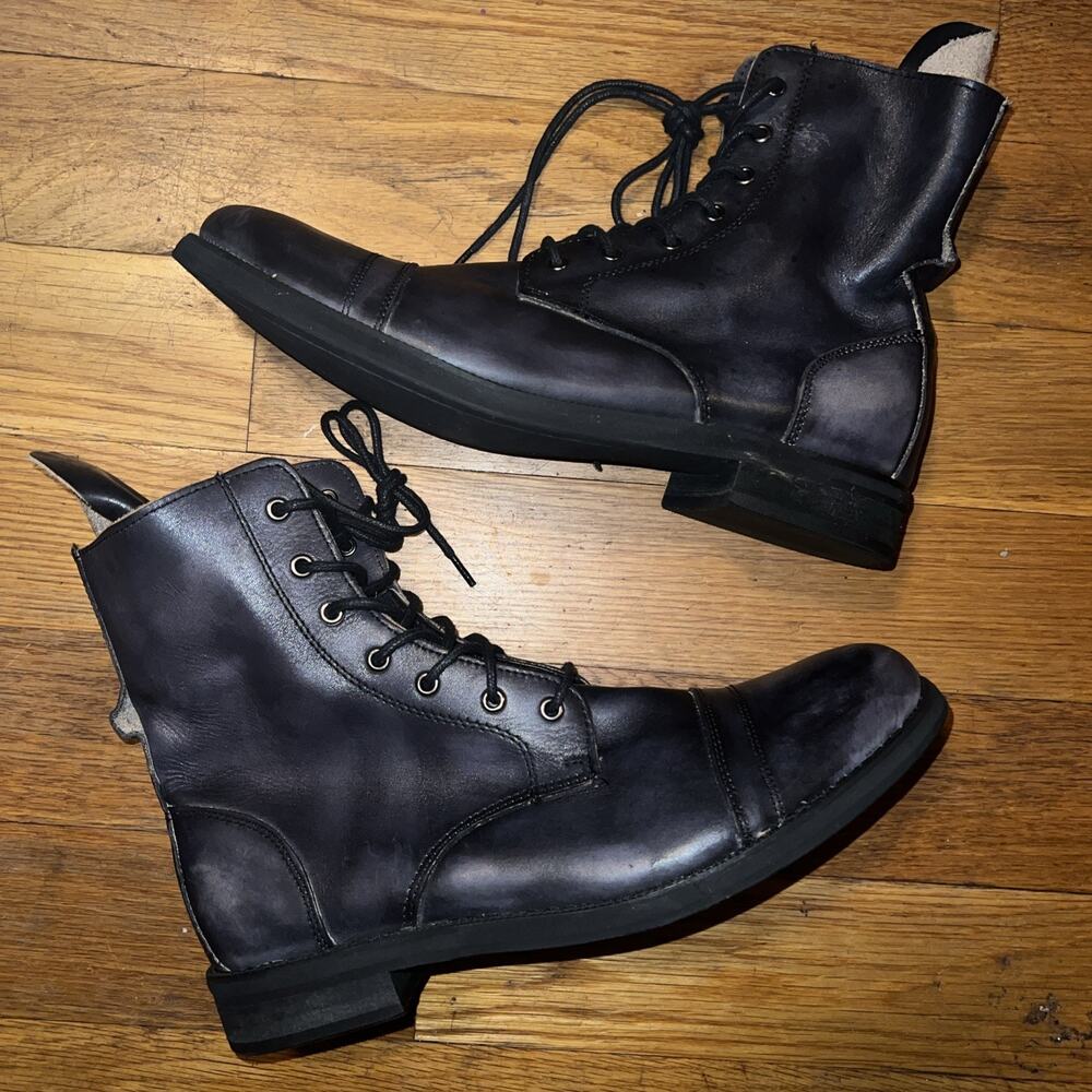 Bed Stu Troop Handwash Leather Combat Boots Men Size 10.5/Women 12 NEW.NWOB.DS